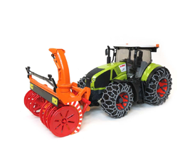 Bruder Claas Axion 950 Snow Chains & Snow Blower 3017, IN STOCK
