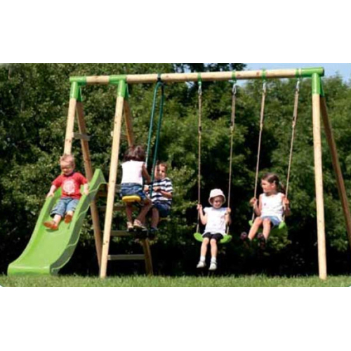 Durlang Lomme JE 2970 Wooden Swing Set -In Stock