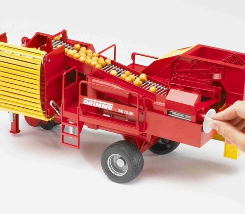 Bruder Farm Toy Grimme Potato Digger SE 75 / 02130 In Stock. 10% off !