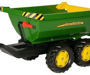 Farm Toy Tractor - Rolly John Deere Half Pipe Trailer 12216. 10% Off