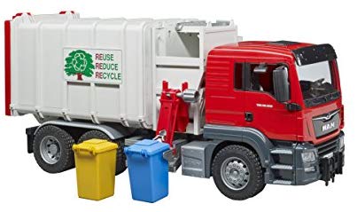 Bruder Farm Toys MAN TGS Side Loading Garbage Truck 3761