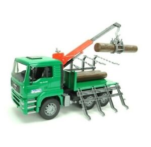 Bruder  Farm Toys MAN Truck with Crane and Logs 2769,