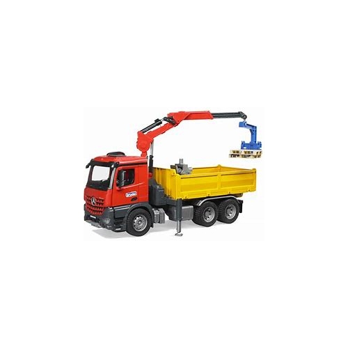 Bruder  Farm Toy Mercedes Arcos Construction Truck , Crane 3651, In Stock