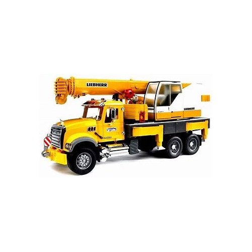 Bruder  Farm Toys Mack Granite Liebherr Crane Truck 2818, IN STOCK