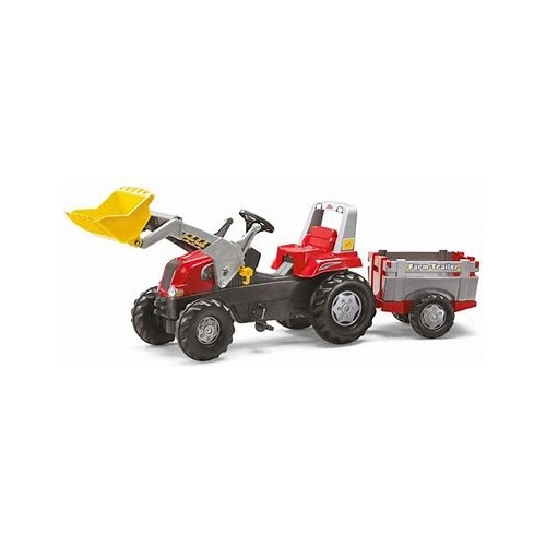 Farm Toy Rolly MF Junior RT Tractor, Loader & Trailer 81139