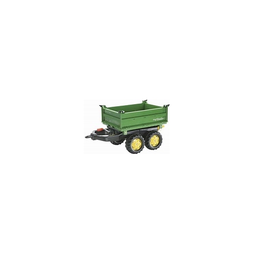 Farm Toy Tractor Rolly Mega Green Trailer 12200