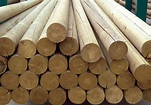 Wooden Top Pole Round 3600 / 100mm Pressure Treated