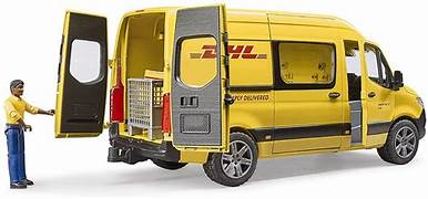 Bruder Farm Toy MB Sprinter DHL with Driver 2671