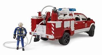 Farm Toy Bruder RAM Fire Engine Truck w/L&S Module 2544