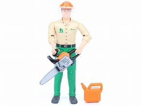 Farm Toys Bruder B World  Forestry Worker & Tools 60030